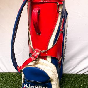 Vintage Ben Hogan 6-way Cart Carry Golf Staff Bag - Red, White, Blue