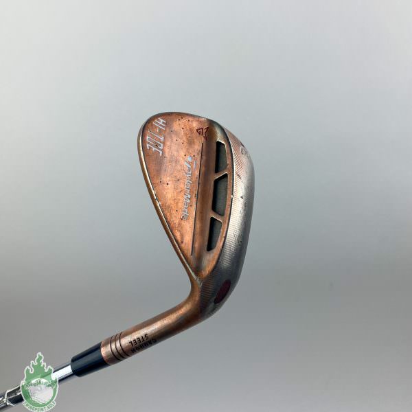Used RH TaylorMade Hi-Toe Carbon Steel Wedge 60*-10* Wedge Flex Steel Golf Club