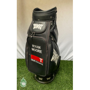 PXG Staff Bag Black Owned by PGA Pro Ryan Moore TRUE Linkswear 6-Way w/ Handles