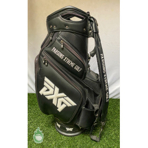 PXG Staff Bag Black Owned by PGA Pro Ryan Moore TRUE Linkswear 6-Way w/ Handles