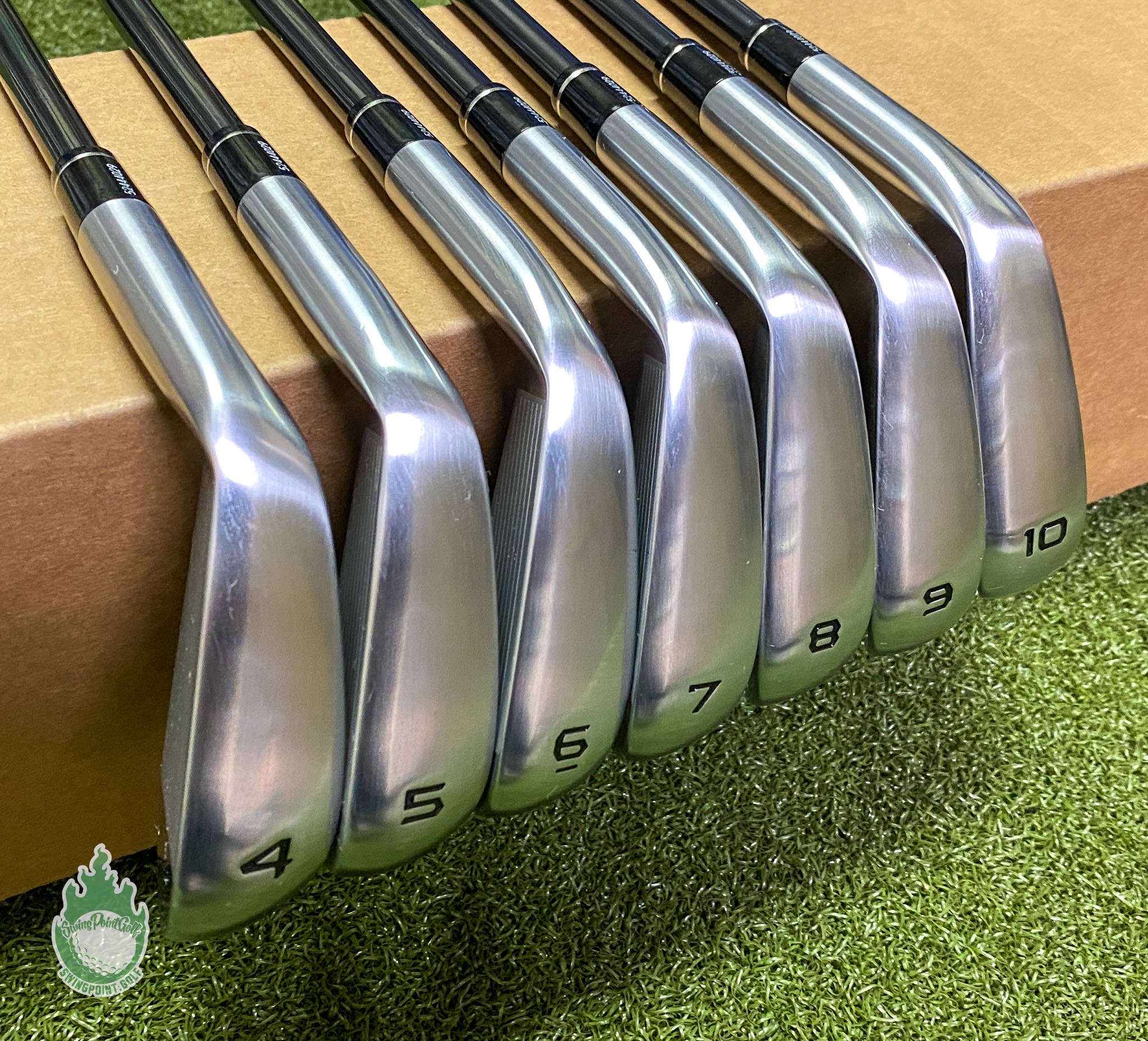 Honma T//World Forged TW-X Irons 4-10 Vizard 85g Stiff Flex