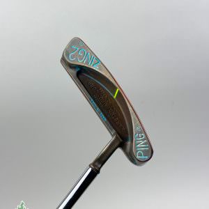 Used RH Ping Karsten Zing 2 Beryllium Copper Putter 35" Steel Golf Club