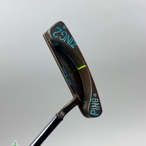 Used RH Ping Karsten Zing 2 Beryllium Copper Putter 35" Steel Golf Club