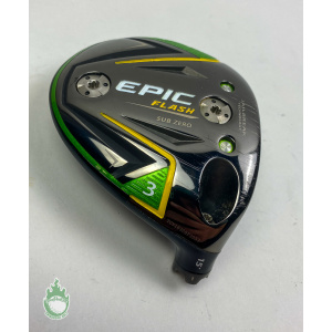 Tour Issued TC Callaway EPIC Flash Sub Zero Fairway 3 Wood 15* HEAD ONLY