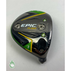 Tour Issued TC Callaway EPIC Flash Sub Zero Fairway 3 Wood 15* HEAD ONLY
