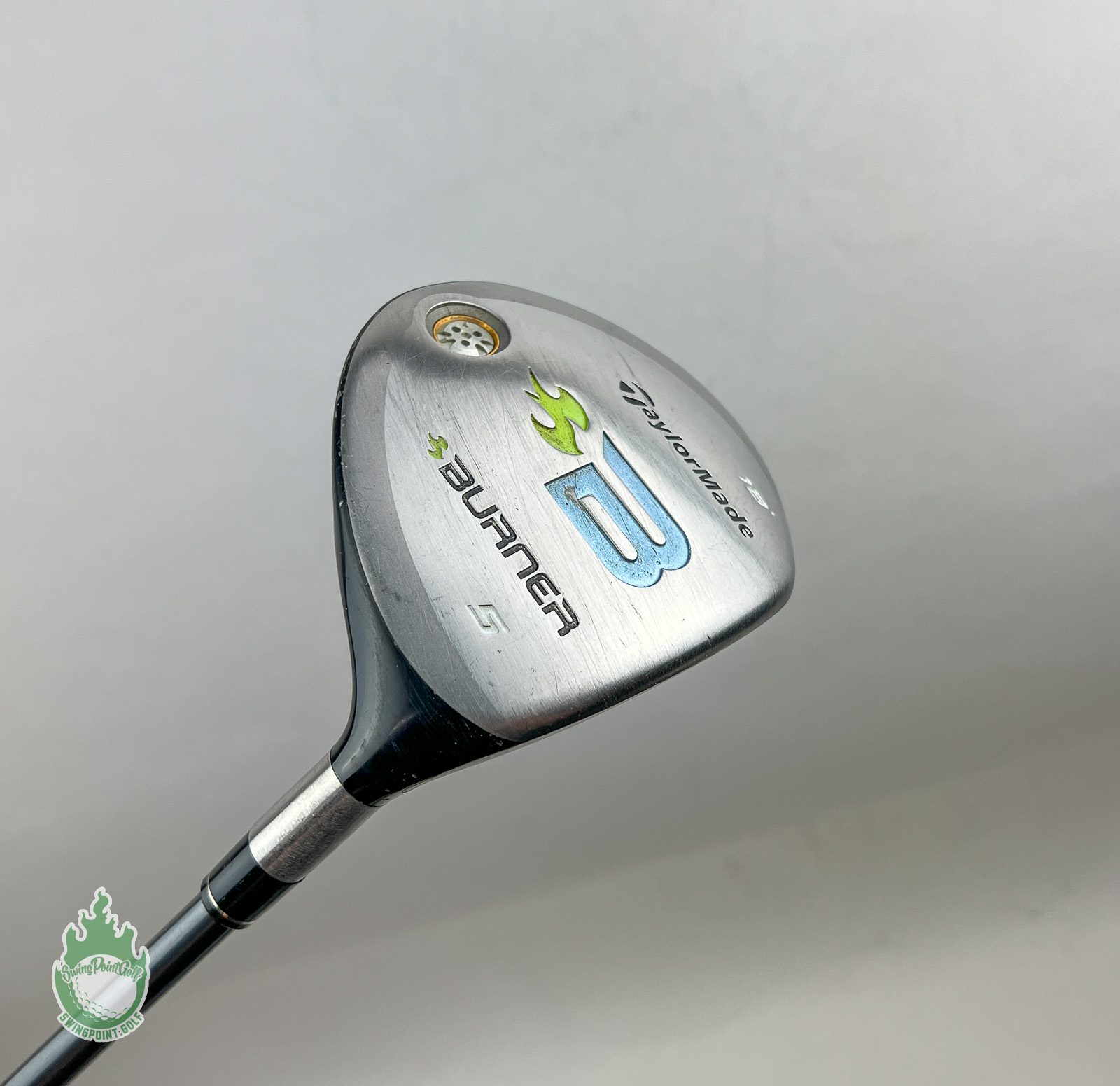 Used Right Handed TaylorMade Burner 5 Wood 18* 49g Ladies Flex Steel Golf Club