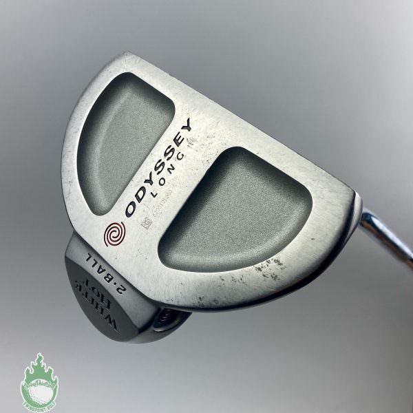 Used Right Handed Odyssey White Hot 2-Ball Long 43" Putter Steel Golf Club