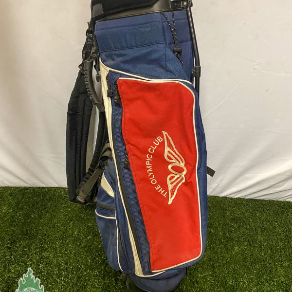 Used PING Hoofer 2 Olympic Club American Flag Golf Club Cart Carry Stand Bag