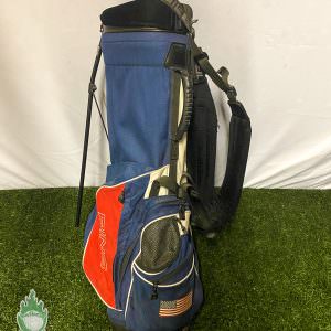 Used PING Hoofer 2 Olympic Club American Flag Golf Club Cart Carry Stand Bag