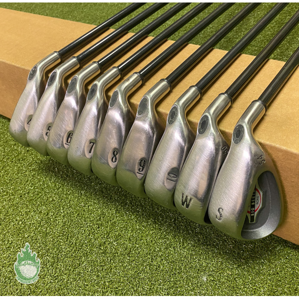 Used RH Callaway Big Bertha 2002 Irons 4-10/W/SW RCH 75i Firm Graphite Golf Set