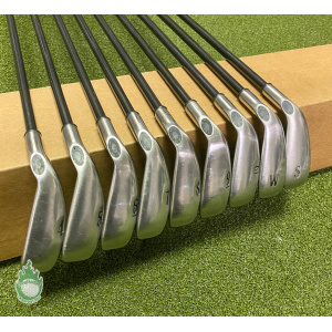 Used RH Callaway Big Bertha 2002 Irons 4-10/W/SW RCH 75i Firm Graphite Golf Set