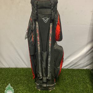 Used Callaway Golf Stand Bag 11 Dividers Black & Red w/ Dual Straps