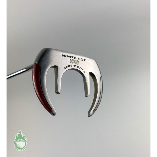 Used LEFT Handed Odyssey White Hot XG Sabertooth 35" Putter Steel Golf Club