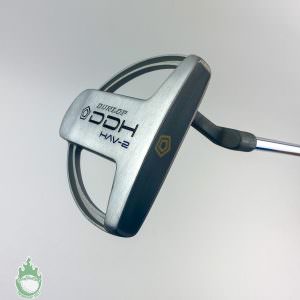 Used LEFT HANDED Dunlop DDH Steel Mallet Putter Golf Club