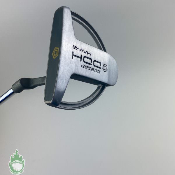 Used LEFT HANDED Dunlop DDH Steel Mallet Putter Golf Club