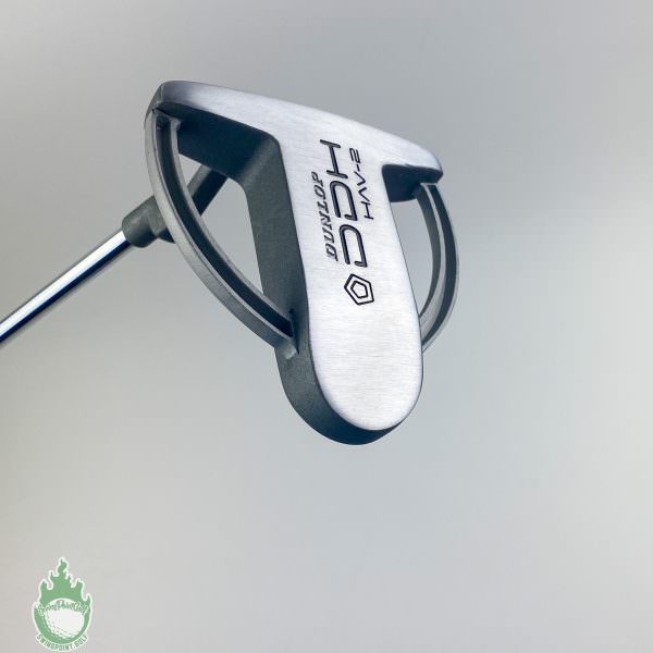 Used LEFT HANDED Dunlop DDH Steel Mallet Putter Golf Club