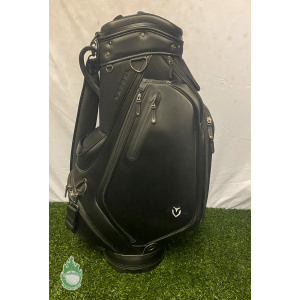 Used Black Vessel Prodigy Golf Cart/Carry Staff Bag 6/Way 11 Pockets