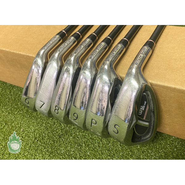 Used RH Wilson Staff Luxe Irons 6-PW/SW 60g Ladies Flex Graphite Golf Set