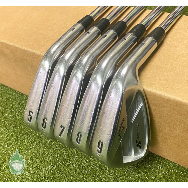 Tour Issue Callaway X-Forged '18 Irons 5-9 Project X 6.0 Stiff Steel Golf Set