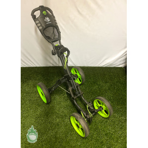 MEARTEVE 4 Wheel Golf Push Pull Cart One Click Compact Golf