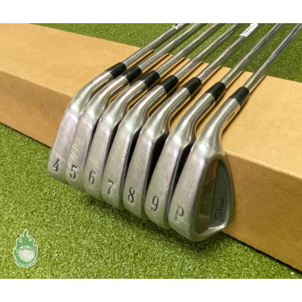 Used RH Titleist 775 CB Forged Irons 4-PW NS Pro 970 Stiff Steel Golf Club Set