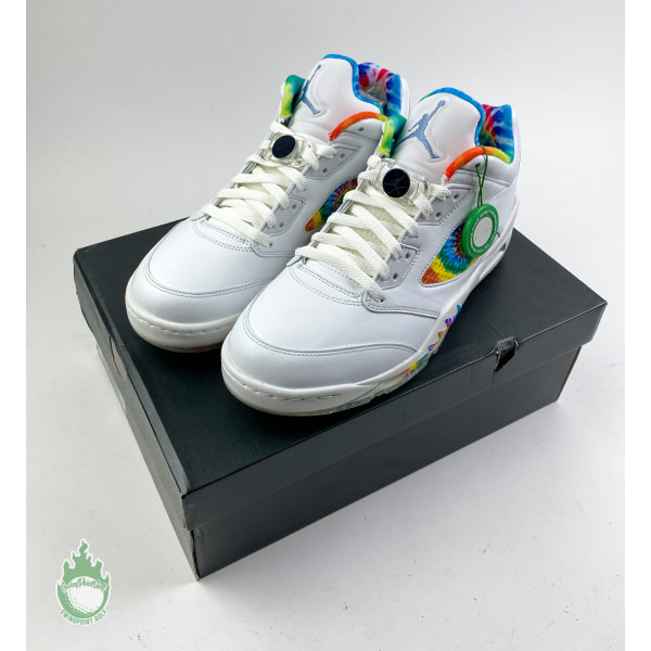 RARE Nike Air Jordan V 5 Low Golf Shoes Tie Dye CW4205-100 US 10.5 ·  SwingPoint Golf®