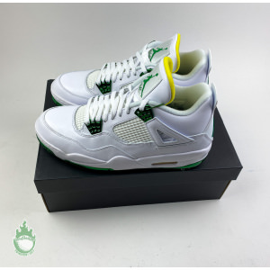 New Nike Air Jordan 4 IV NRG Metallic Green Golf Shoes Men's