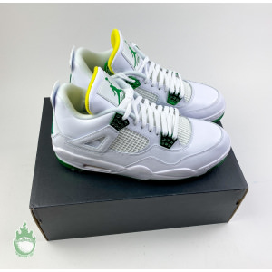 New Nike Air Jordan 4 IV NRG Metallic Green Golf Shoes Men’s Size US 10.5