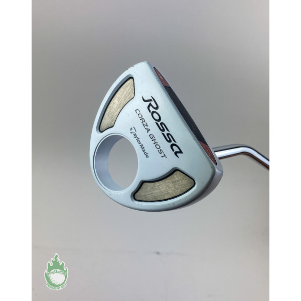Used RH TaylorMade Rossa Corza Ghost 34" Putter Super Stroke Steel Golf W/ HC