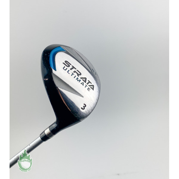 Used RH Strata Ultimate 15.5* Fairway 3 Wood Ladies Flex Graphite Golf Club