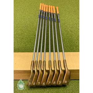 Used Ping Green Dot Eye 2 Beryllium Copper Irons 3-PW 5.5 Firm Steel Golf Set