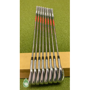 Used RH Callaway APEX TCB Forged '21 Irons 3-PW Tour 105g Stiff Steel Golf Set