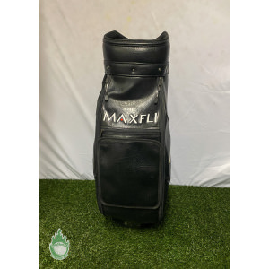 Used Maxfli Golf Black Golf Staff Bag 6-way Divider - Ships Free