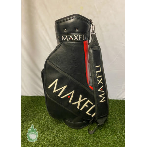 Used Maxfli Golf Black Golf Staff Bag 6-way Divider - Ships Free