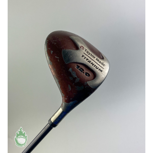 Used RH TaylorMade Titanium Driver 12* 90g Bubble Shaft Regular Flex Graphite