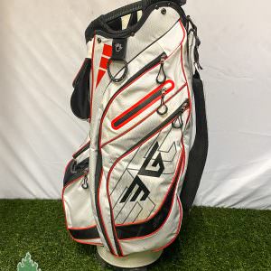 Used Eagole 14-Way Golf Cart Carry Bag - White/Red