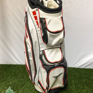 Used Eagole 14-Way Golf Cart Carry Bag - White/Red