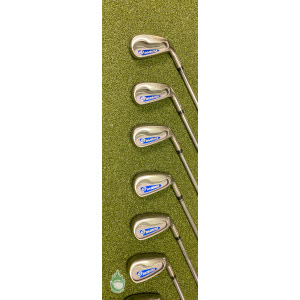 Used RH Tour Edge Bazooka JMAX QL Irons 3-PW/SW Stiff Flex Steel Golf Club Set