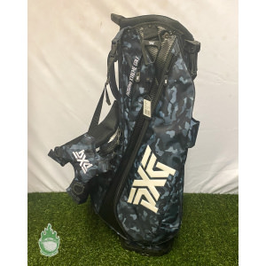 Brand New PXG Carry Stand Bag Blue Camo w/ BackPack Straps And Rainhood