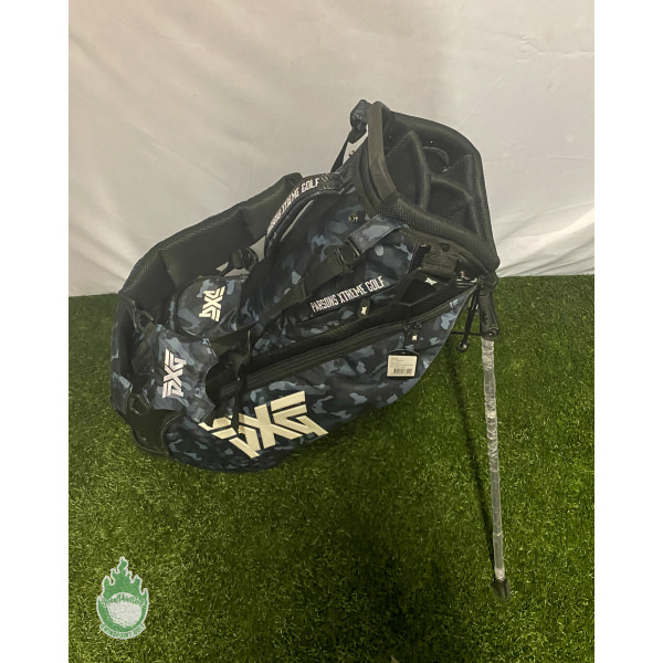 Brand New PXG Carry Stand Bag Blue Camo w/ BackPack Straps And