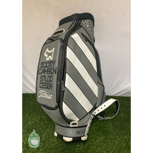 Used Titleist Scotty Cameron Junkyard Dog Golf Staff Bag 6-Way