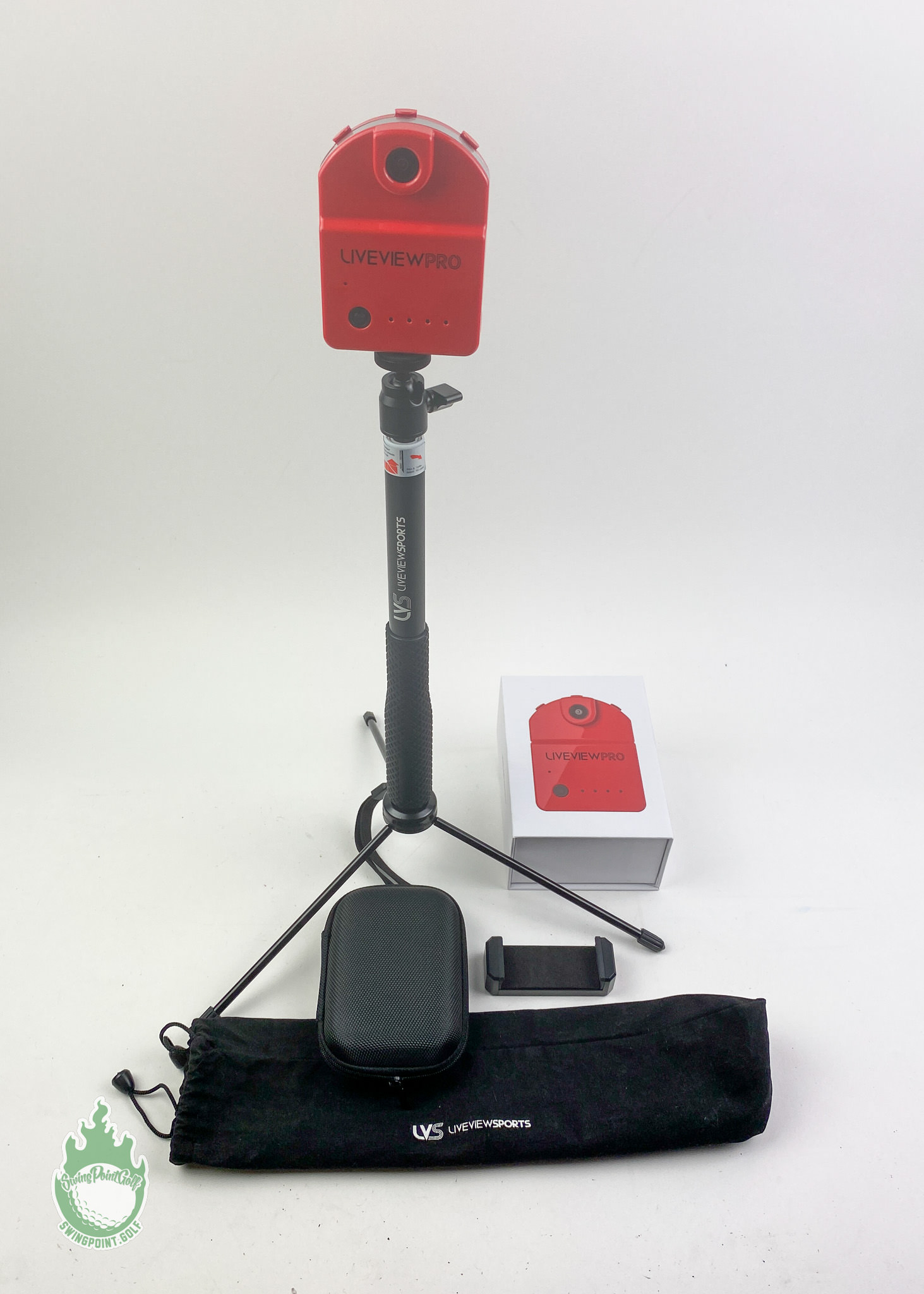 Used in Box Live View Pro Golf Camera With Stand & Case · SwingPoint Golf®