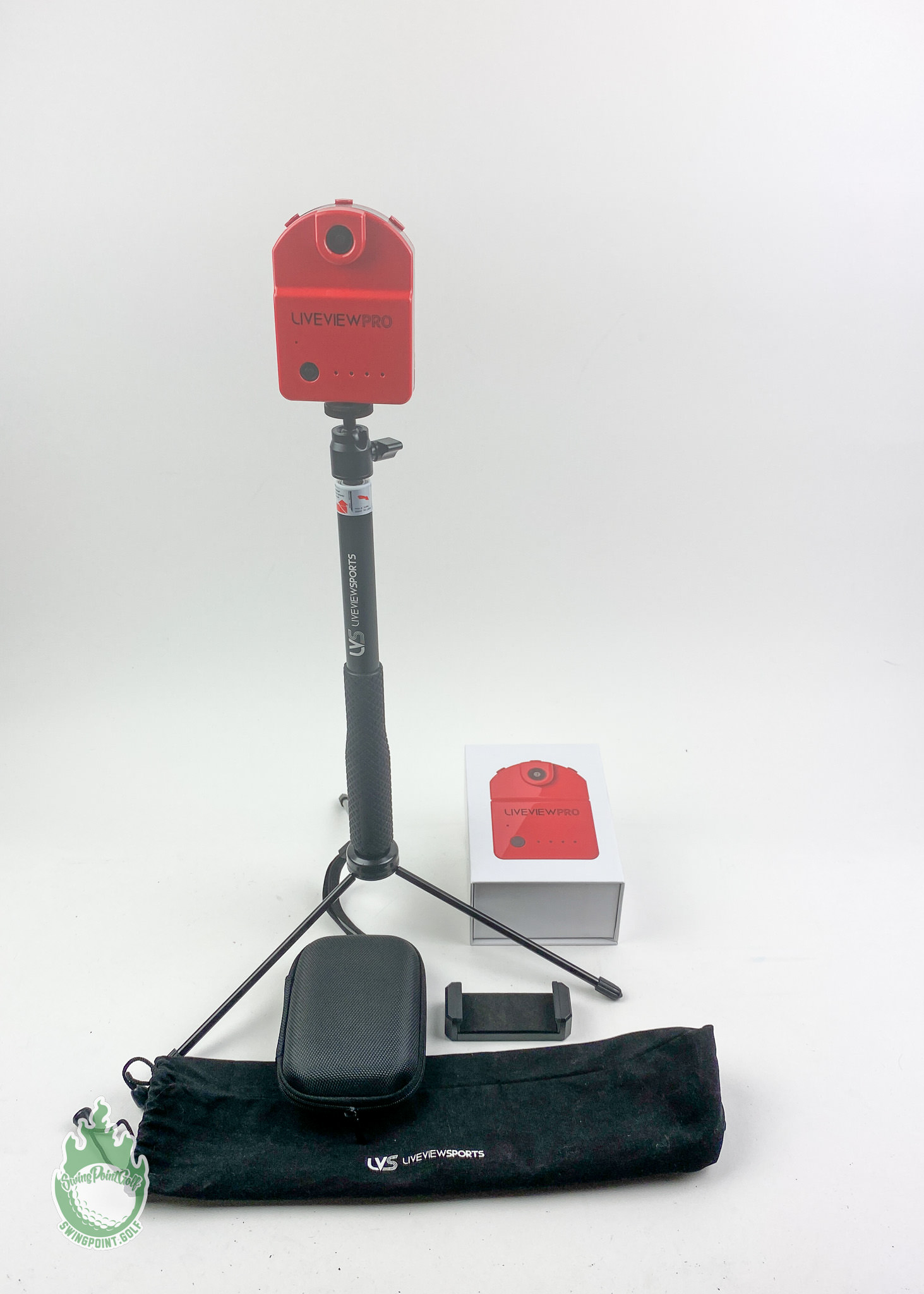 Used in Box Live View Pro Golf Camera With Stand & Case · SwingPoint Golf®