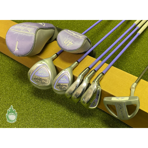 Used Right Hand Girls MacGregor Tourney MT Junior 6 Piece Golf Set 46"-53" Tall