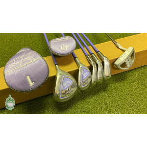 Used Right Hand Girls MacGregor Tourney MT Junior 6 Piece Golf Set 46"-53" Tall