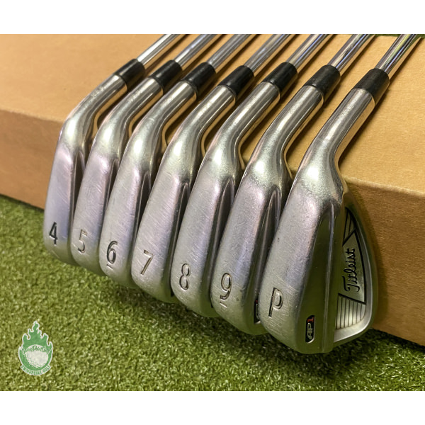 Used RH Titleist AP1 Irons 4-PW Project X 6.0 Stiff Flex Steel Golf Club Set