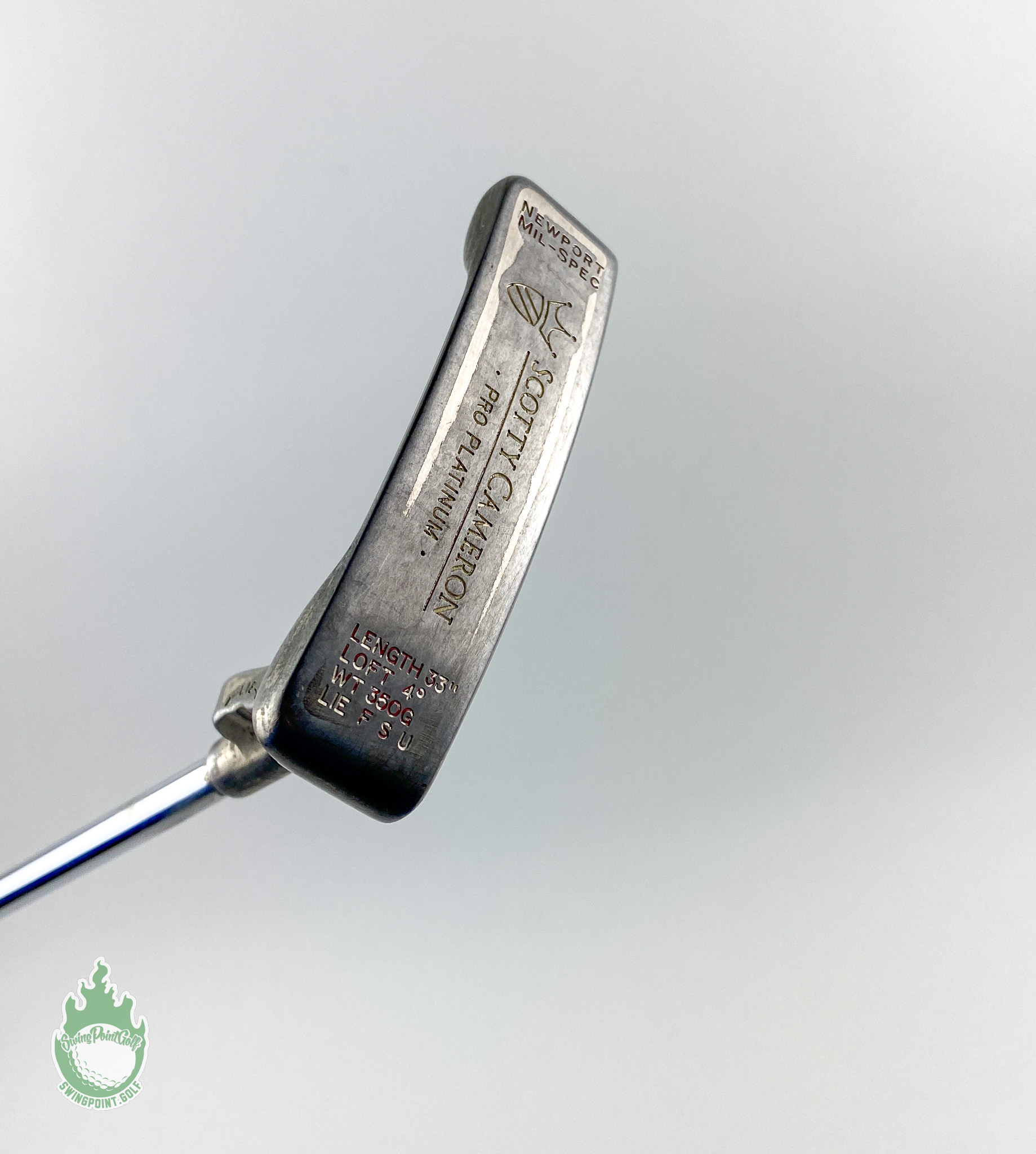 Titleist SCOTTY CAMERON スコッティ・キャメロン PRO PLATINUM NEW PORT MIL-SPEC パター Scotty Cameron Pro Platinum Newport Mil-Spec Putter 34