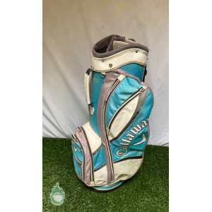 Used Callaway Solaire Golf Cart Carry Bag 8-way Ladies Blue Ships Free