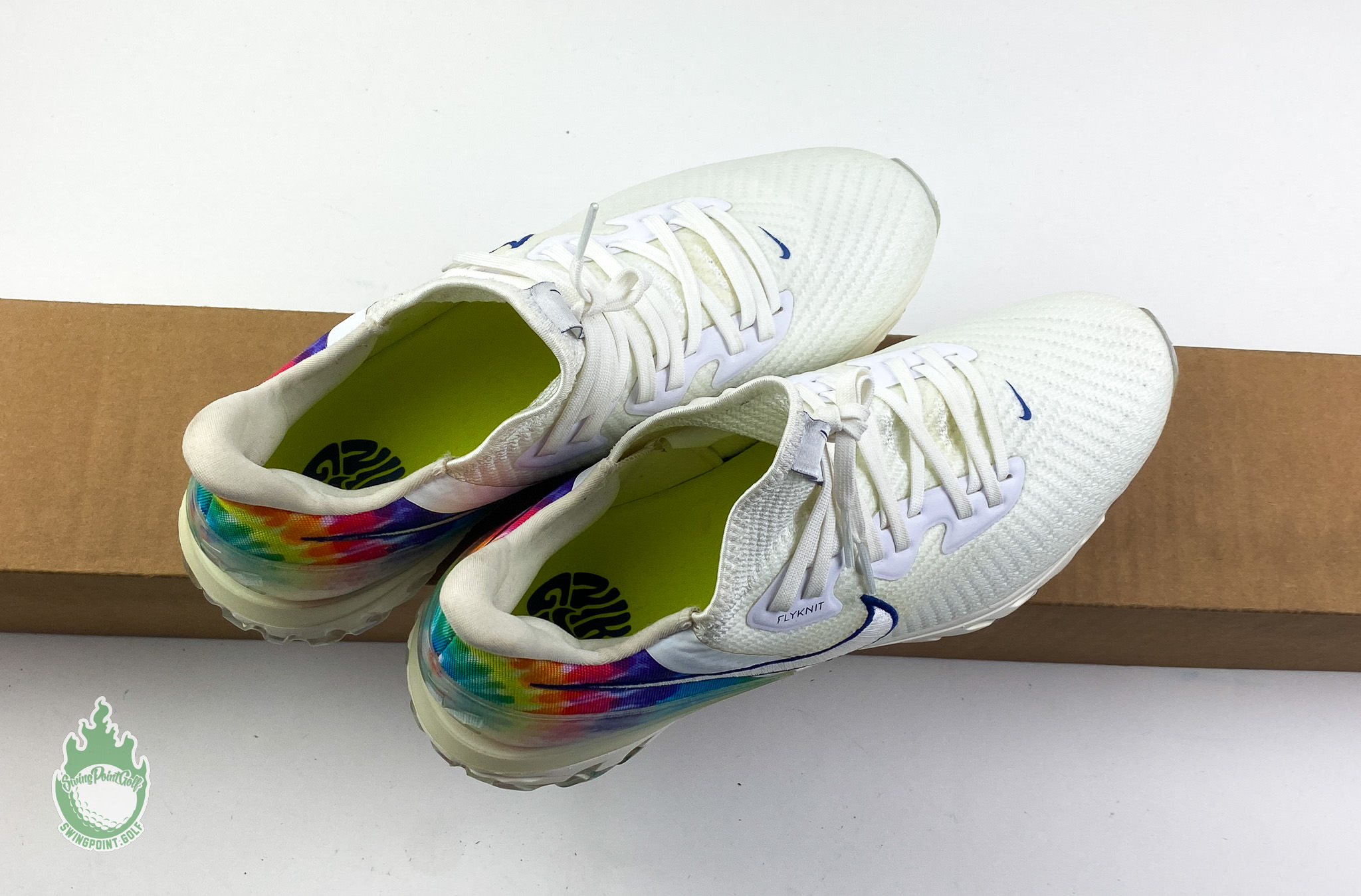 tie dye nike golf shoes