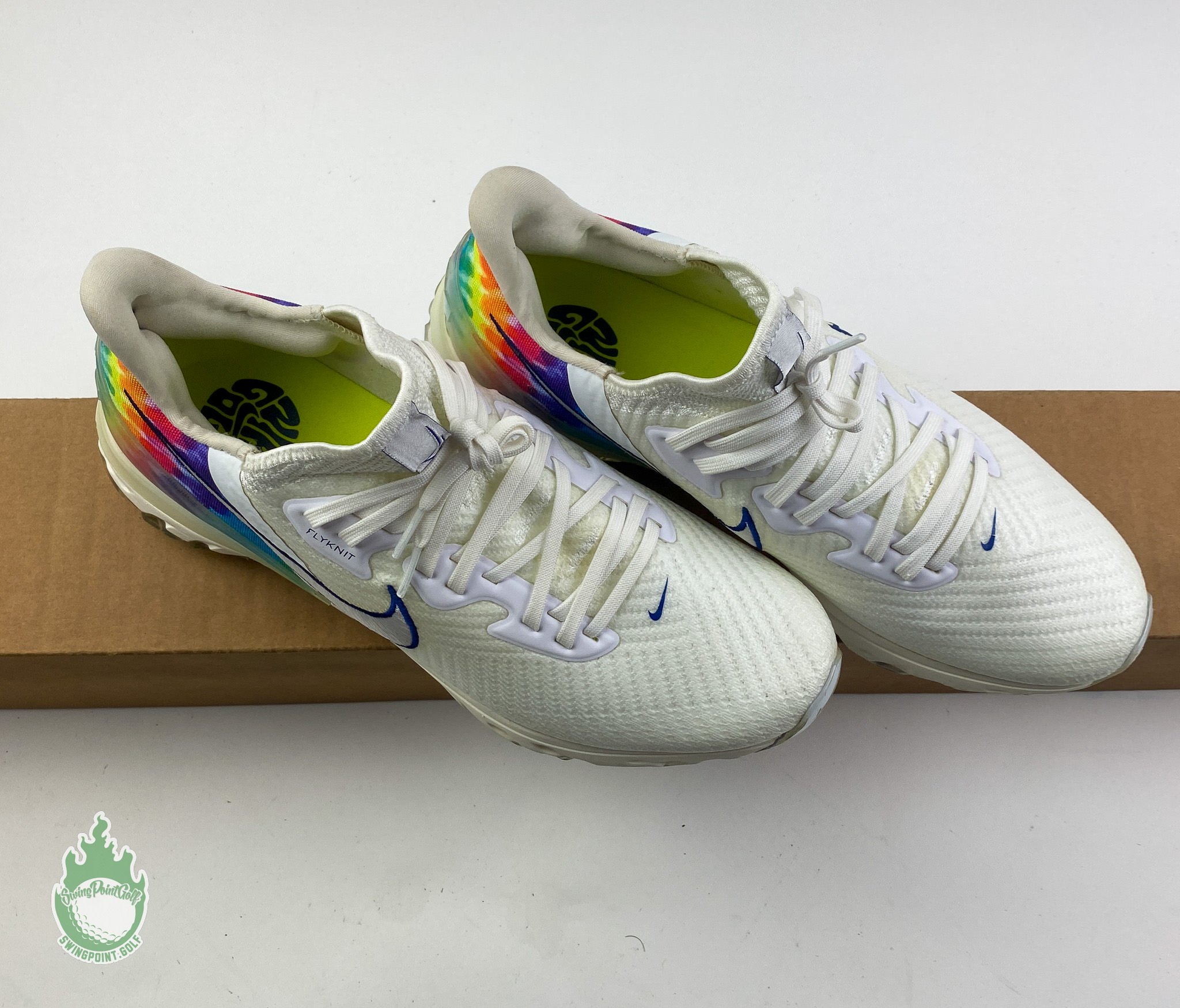 Nike ゴルフCT3732-100 Nike Air Zoom Infinity Tour NRG Peace Love Golf Sz 10 Tie